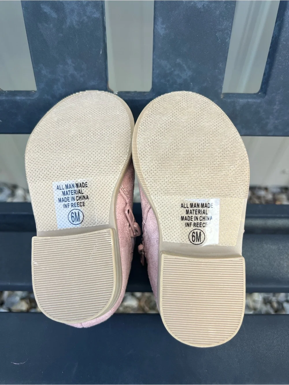 Unr8ed Blush-Pink Ankle Boots Size 6